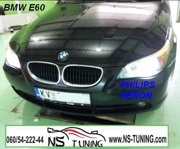 bmw e60 d2s xenon sijalica philips ugradnja novi sad